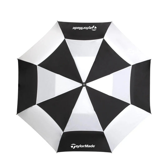 Vortexvent Compact Golf Umbrella, 47 Inch, Black/White