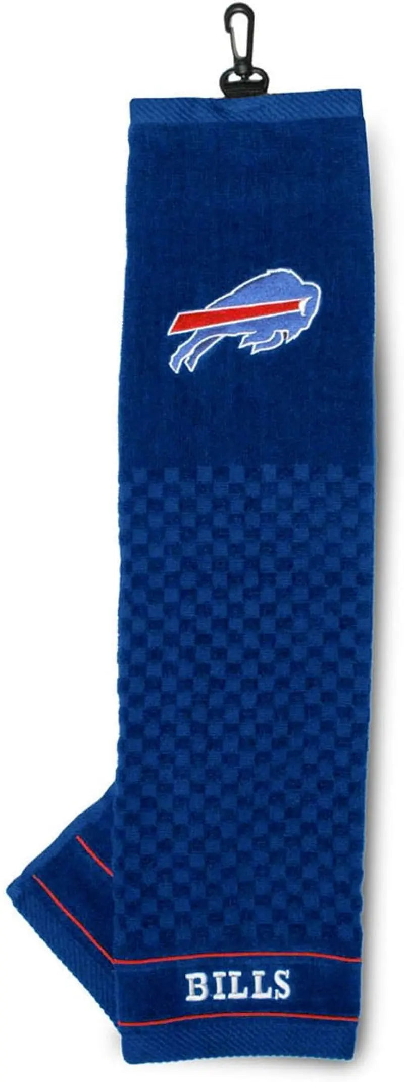 NFL Embroidered Golf Towel, Checkered Scrubber Design, Embroidered Logo