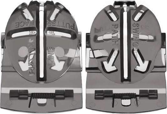 2 Pack Golf Ball Line Marker Tool Marking Putting Alignment Tool Impact Ball Liner Drawing Marker for Men and Women