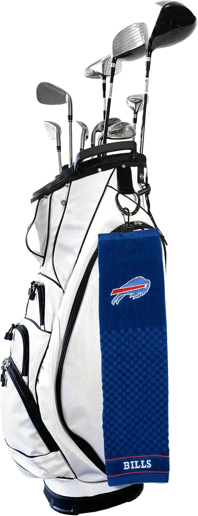 NFL Embroidered Golf Towel, Checkered Scrubber Design, Embroidered Logo