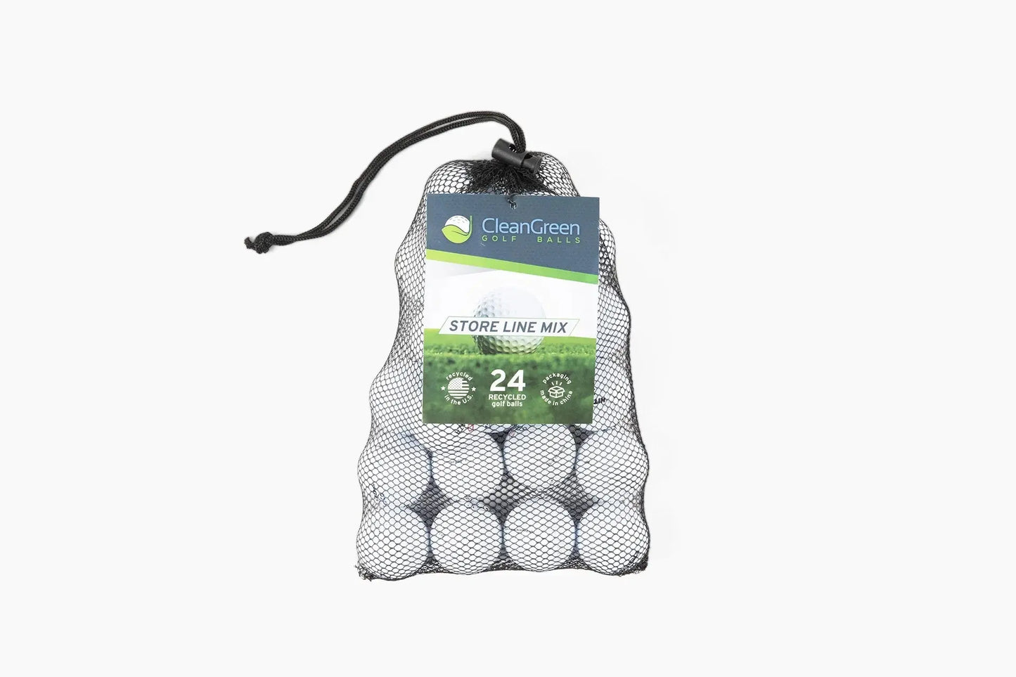 Golf Balls 24 Store Line Used Golf Balls White
