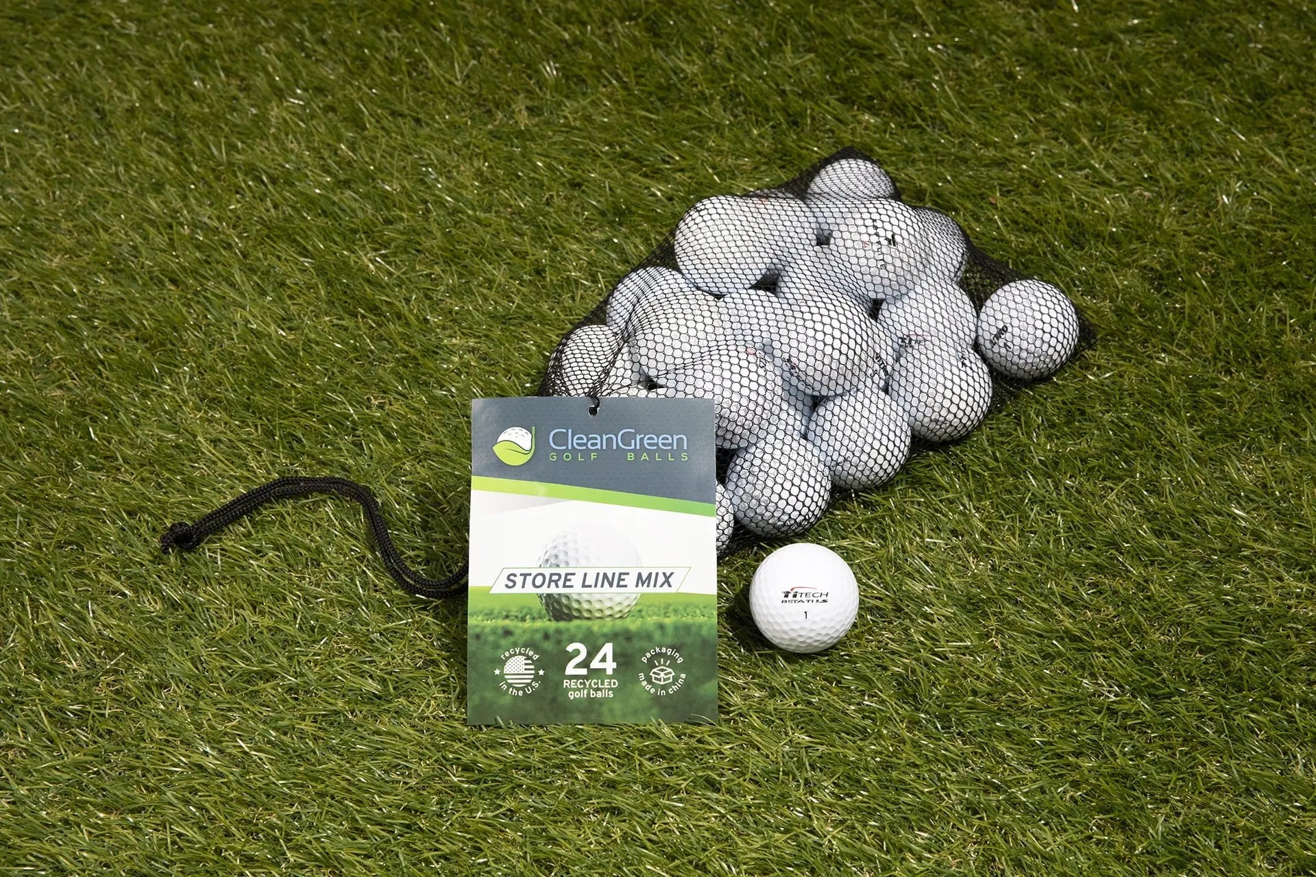 Golf Balls 24 Store Line Used Golf Balls White