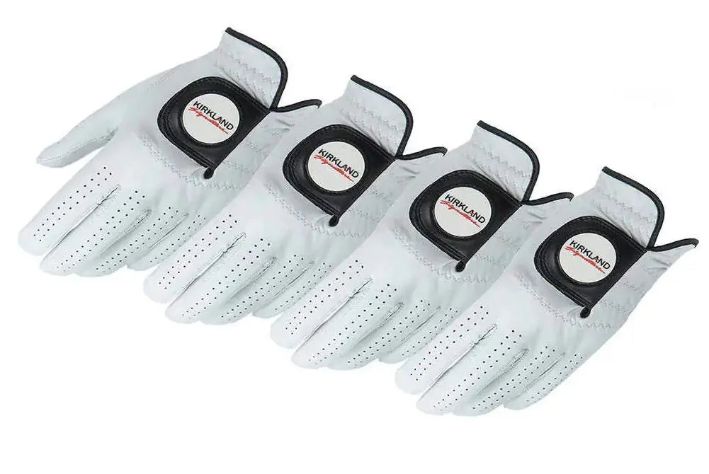 Kirkland Signature Golf Gloves Premium Cabretta Leather Medium (4 Count) Averrone